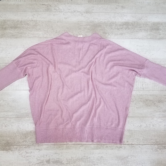 Matty M Rose Pink V Neck Sweater XXL - Picture 4 of 4
